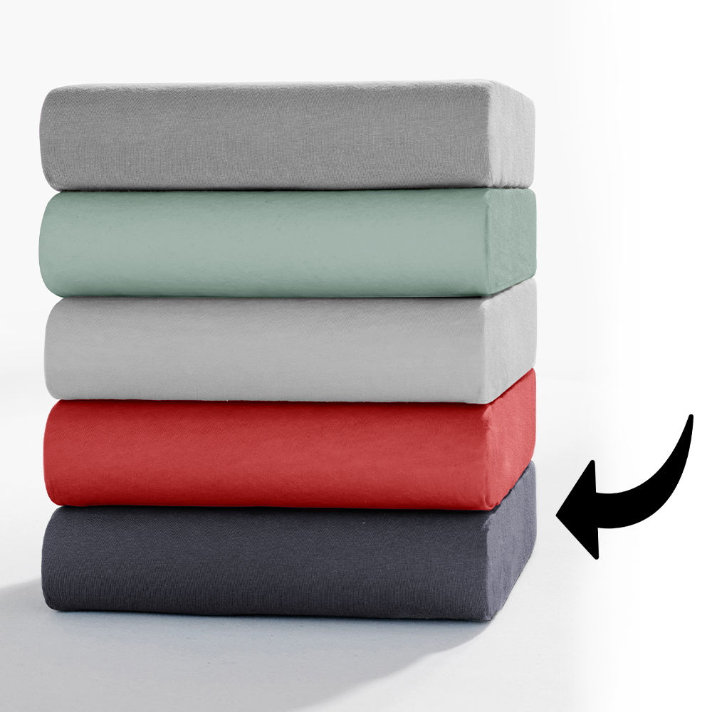 Interlock Doppeljersey-Spannbetttuch ca. 140 – 160 x 200 cm