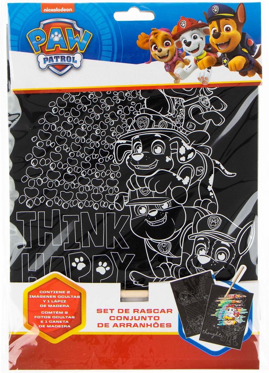 Paw Patrol Kratzbilder Set – Malspaß mit den Hundehelden