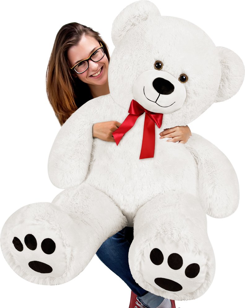 großer Teddybär XL weiss