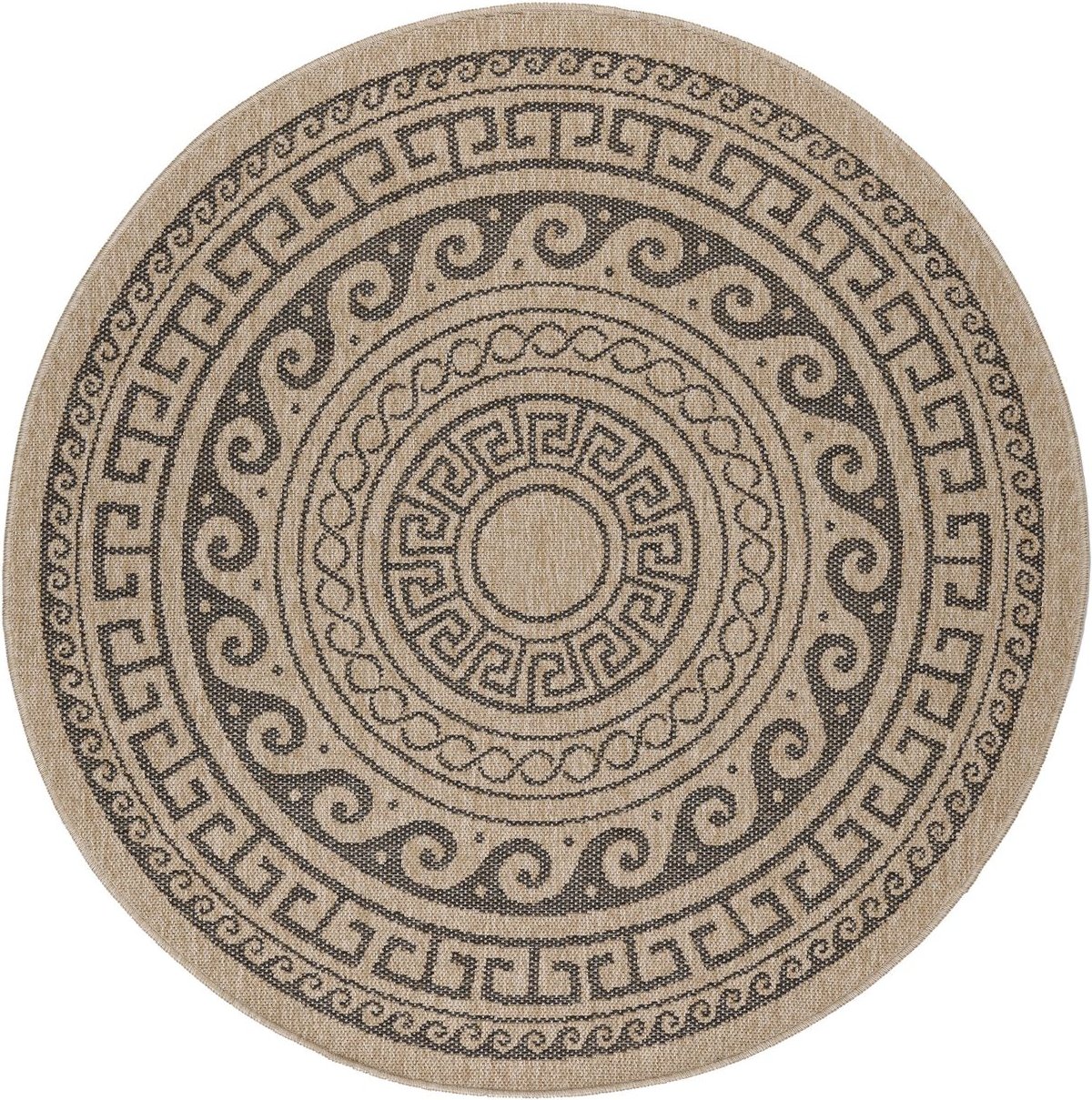 Thumbnail - Teppich, COMILLA 0887, BLACK, 120 x 120 cm