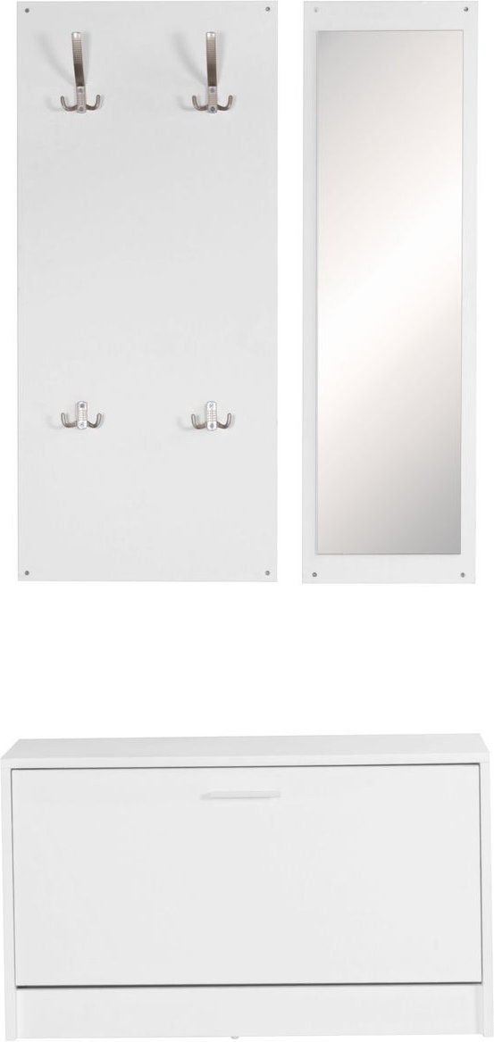 Wand-Garderobe JANA weiß