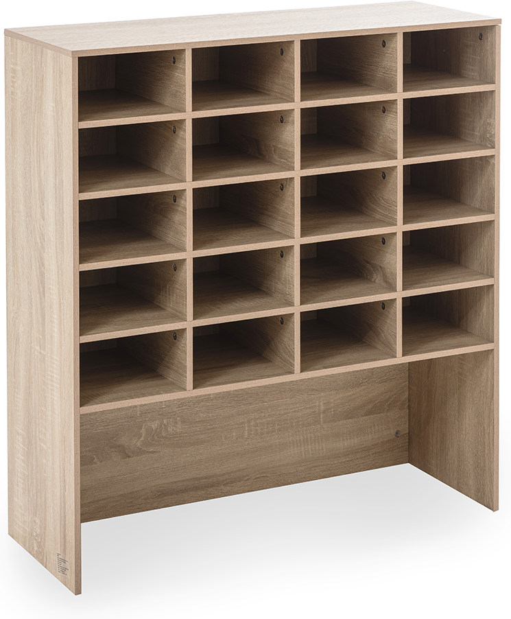 Schuhschrank XL, ca. 92 x 33 x 99 cm - Sonoma-Eiche