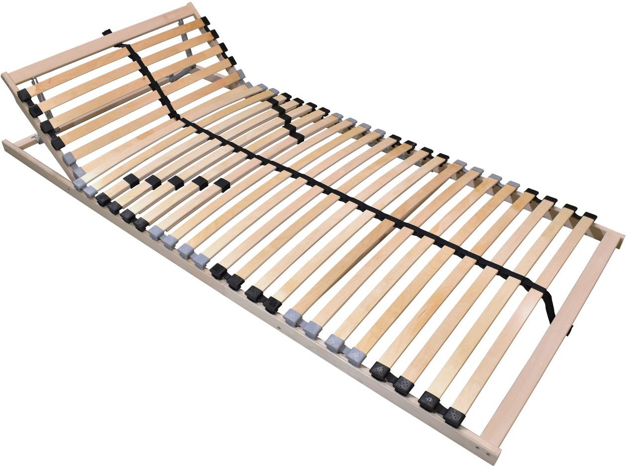 2x Lattenrost ERGO 80x200 cm 7-Zonen Kopfteil verstellbar zur Selbstmontage