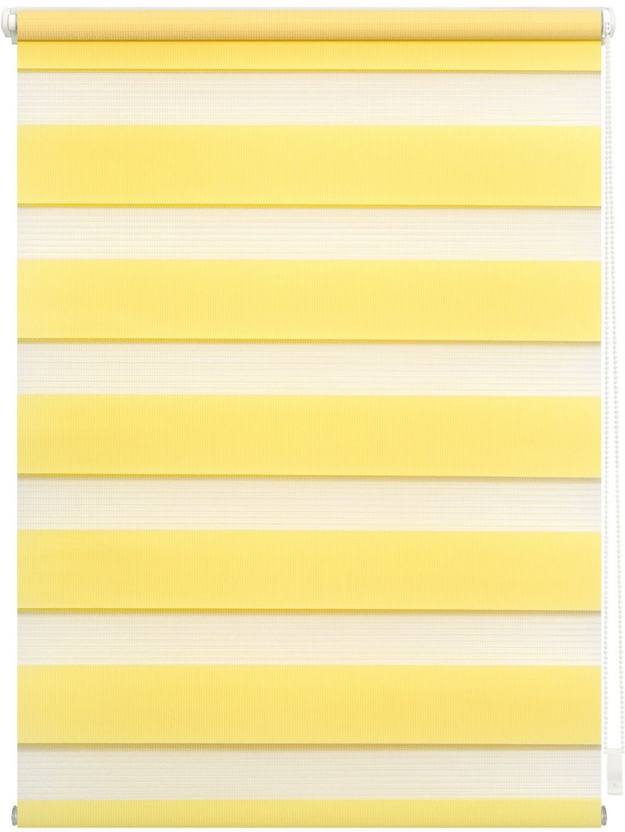Duo-Rollo Klemmfix, ohne Bohren - Gelb, 110 cm x 150 cm (B x L)