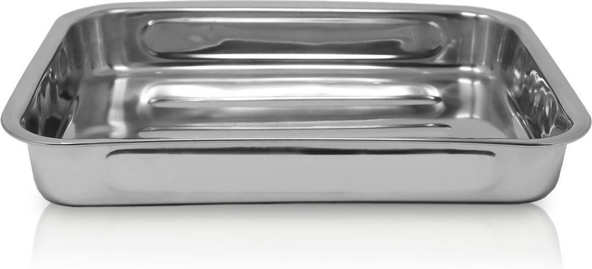 Edelstahl Vierkantpfanne 25 x 18 x 6 cm