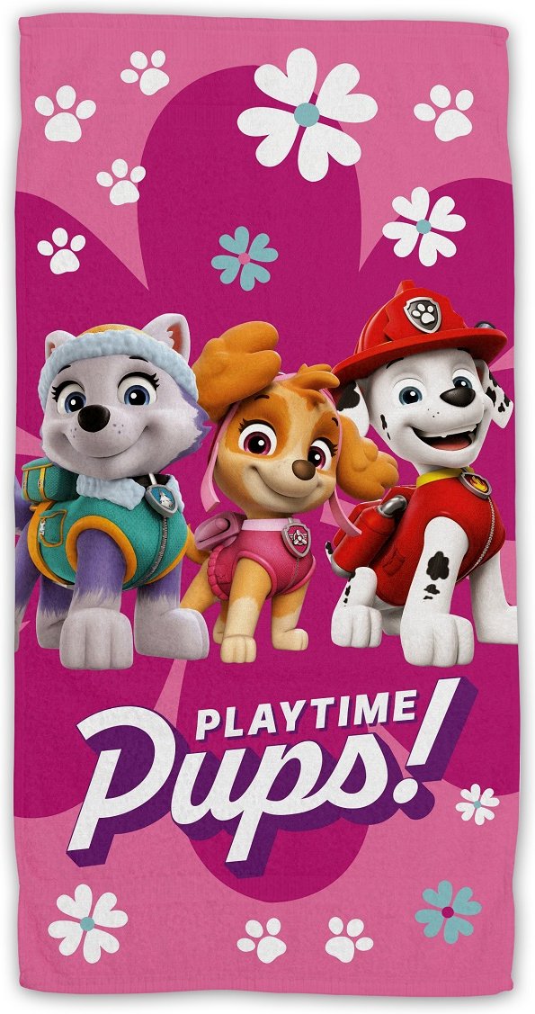 Paw Patrol Badetuch – Weiches Baumwoll-Strandtuch 70x140 cm mit Motiv