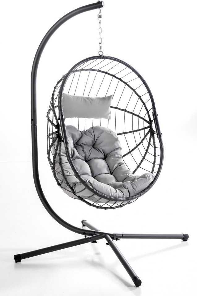 Hängesessel, faltbar, 120 x 108 x 192 cm