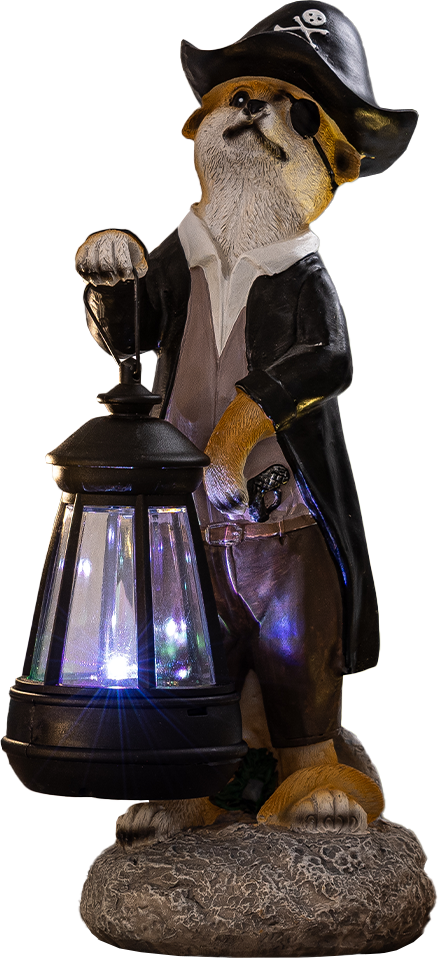 LED-Solar-Erdmännchen, Pirat