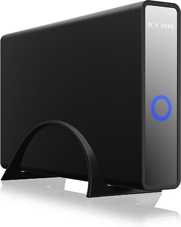 IB-382H-C31, Gehäuse für 1x HDD/SSD mit USB 3.2 (Gen 2) Type-CAnschluss und USB Hub