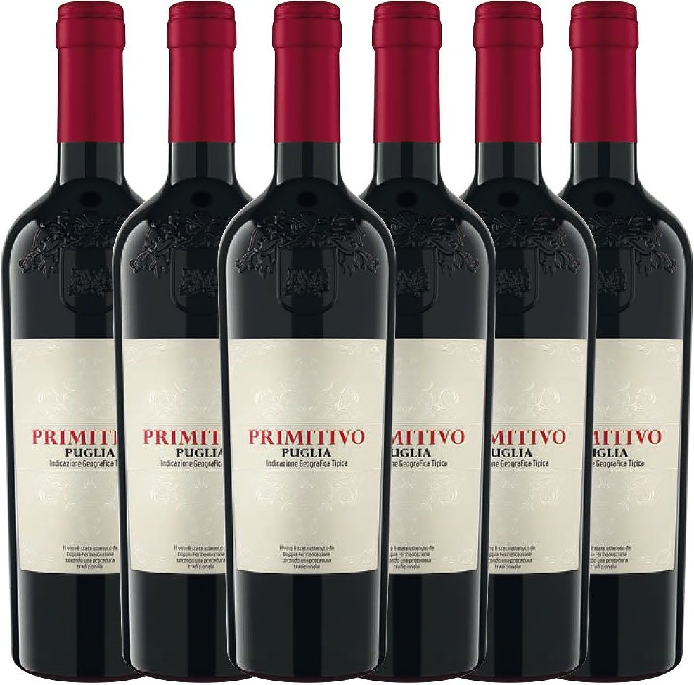 Thumbnail - Primitivo IGT Doppia Fermentazione Puglia 1 l, 6er-Karton