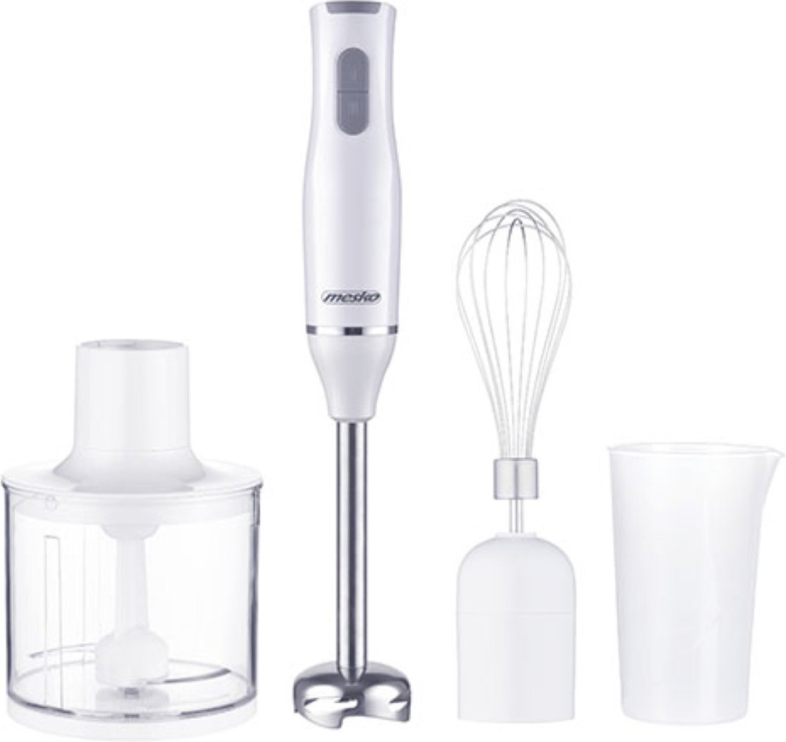 Thumbnail - Mesko MS 4629 Stabmixer-Set – 500 W mit Zerkleinerer, Becher & Schneebesen