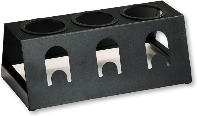 Flaschenhalter, schwarz mattiert