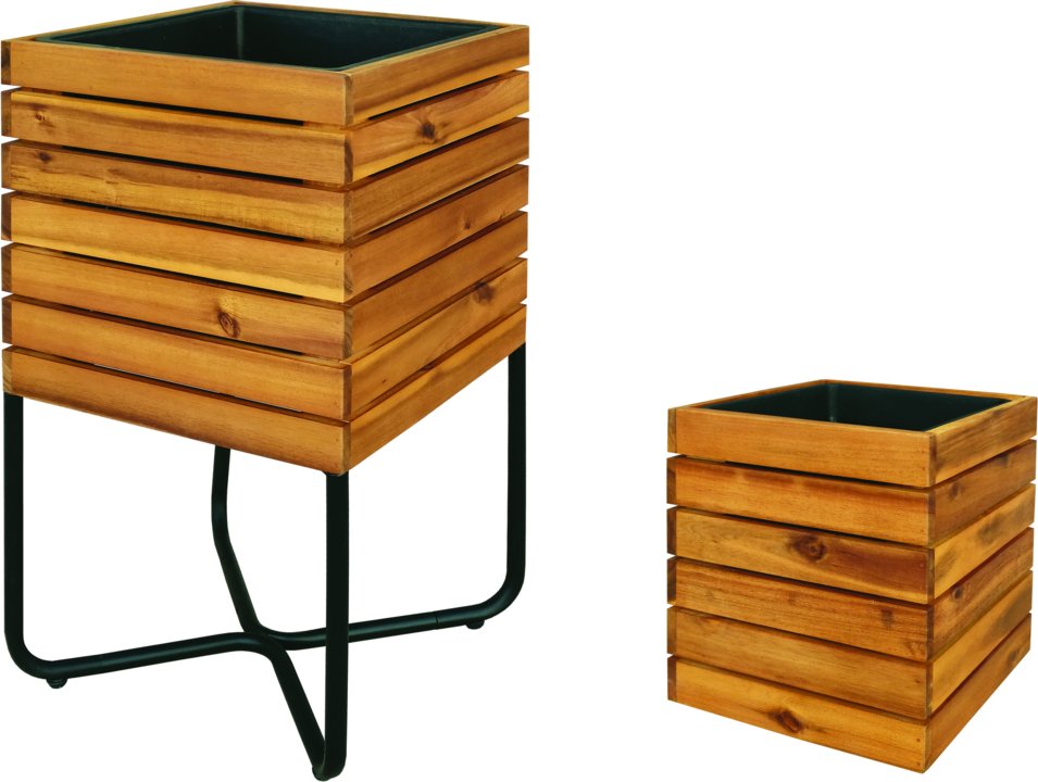 Pflanztopf 2er Set - Braun