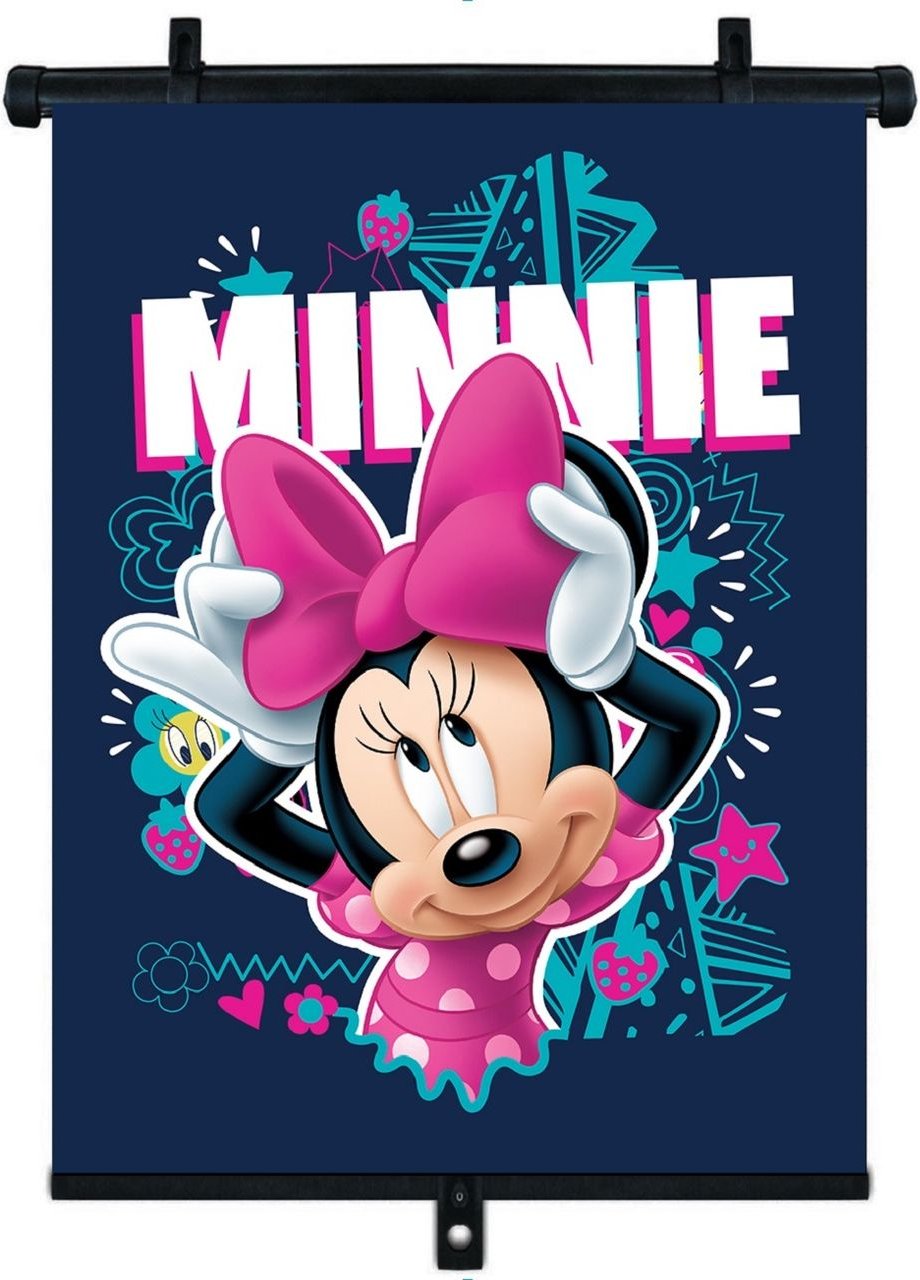 Thumbnail - Minnie Mouse Sonnenschutz für Auto – Kinderfreundlich