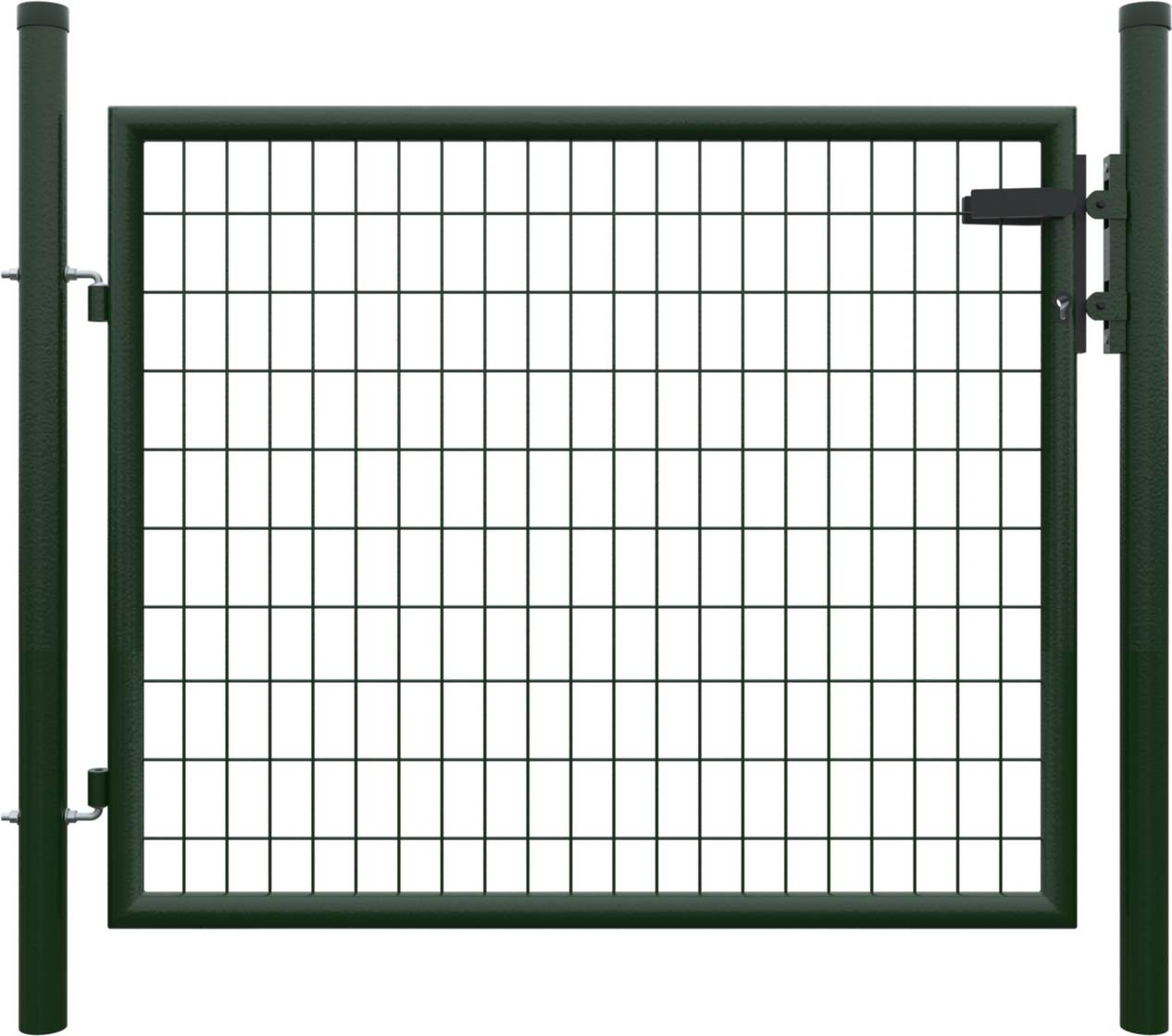 Thumbnail - Metall Einzeltor B1250 x H1000 mm inkl. Pfosten + Beschlägen RAL7016 anthrazit