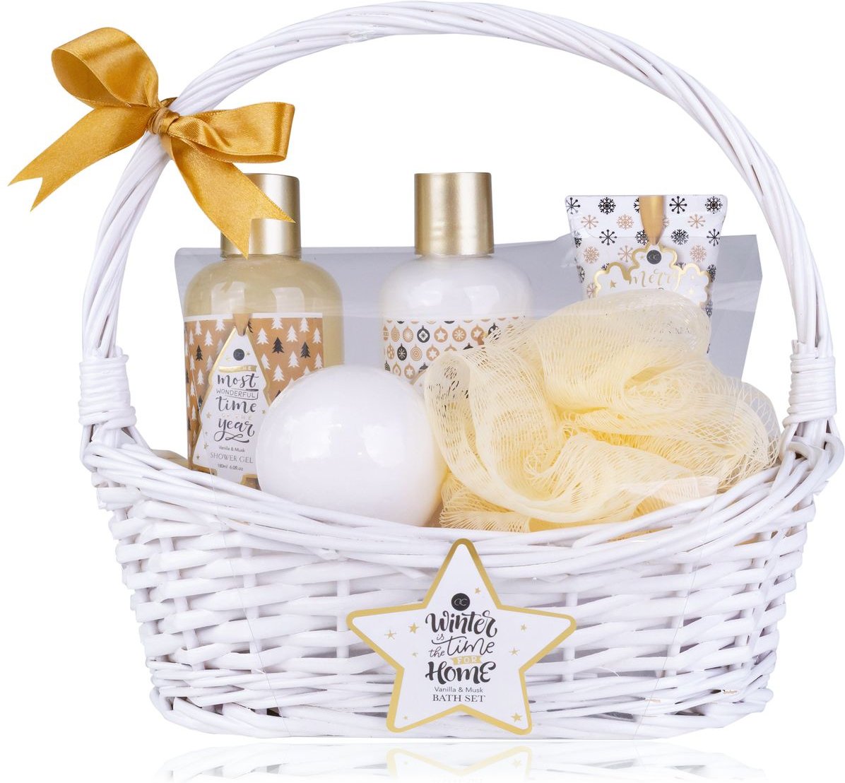 Badeset WINTER MAGIC in Geschenkkorb