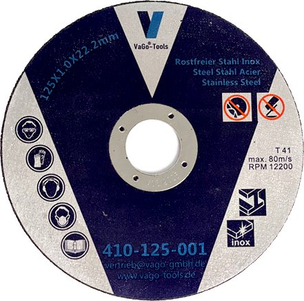Trennscheiben Flexscheiben 125mmx1mm Edelstahl Metall Stahl 20 Stück