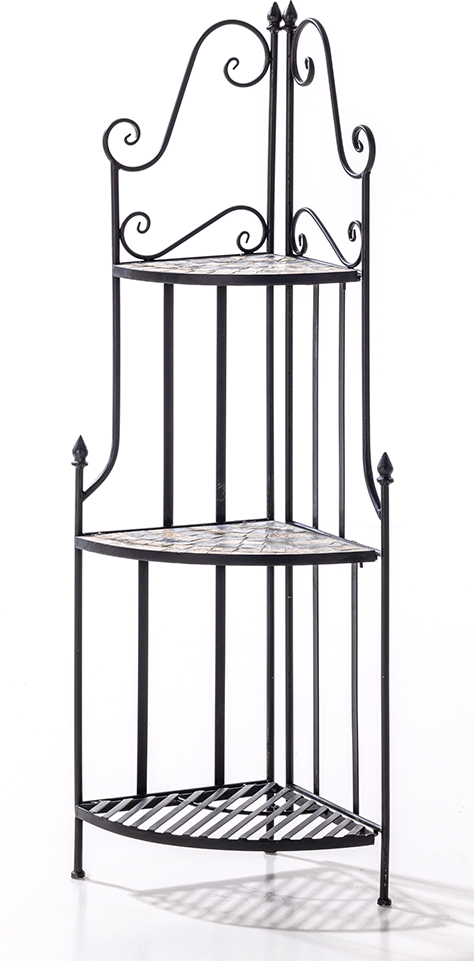 Blumenständer aus Metall 35 x 35 x 142cm