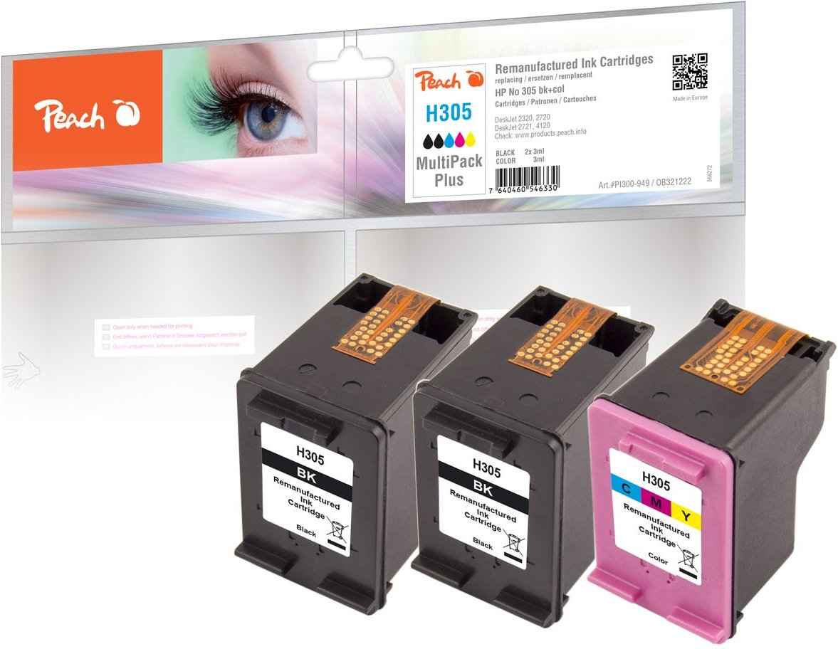 Spar Pack Plus Druckköpfe ersetzt HP No. 305