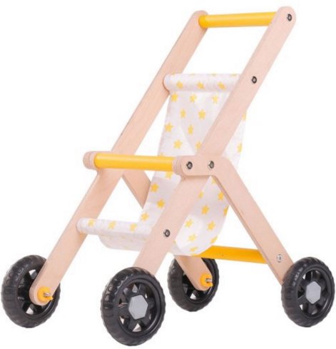 Kinderwagen Baby Holz 07