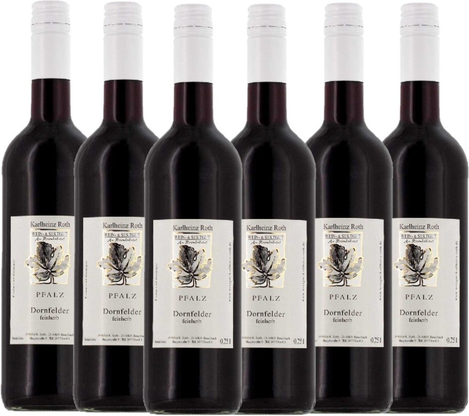 Thumbnail - Weingut Karlheinz Roth Dornfelder QbA trocken 2022 - 6er Karton