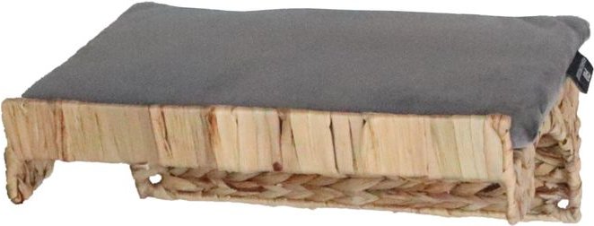 Katzen-Kletterwand WH mit Samtkissen 1 Stück grau