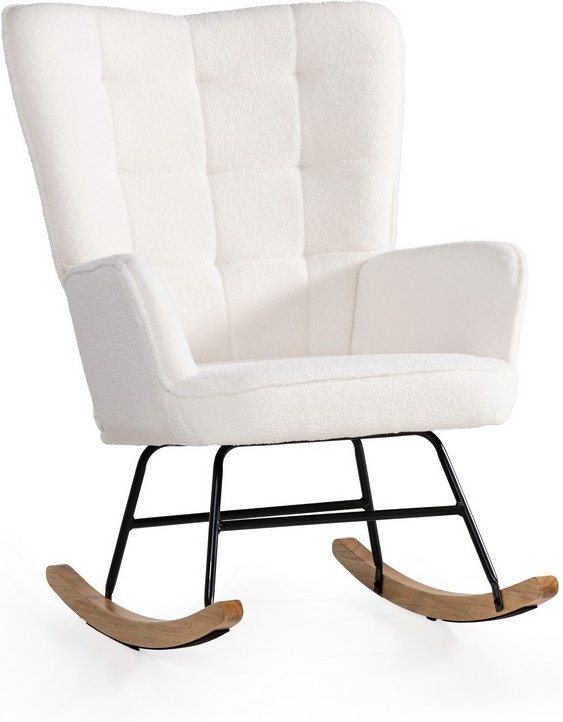 Schaukelstuhl aus Polyester, ca. 71 x 92 x 101 cm