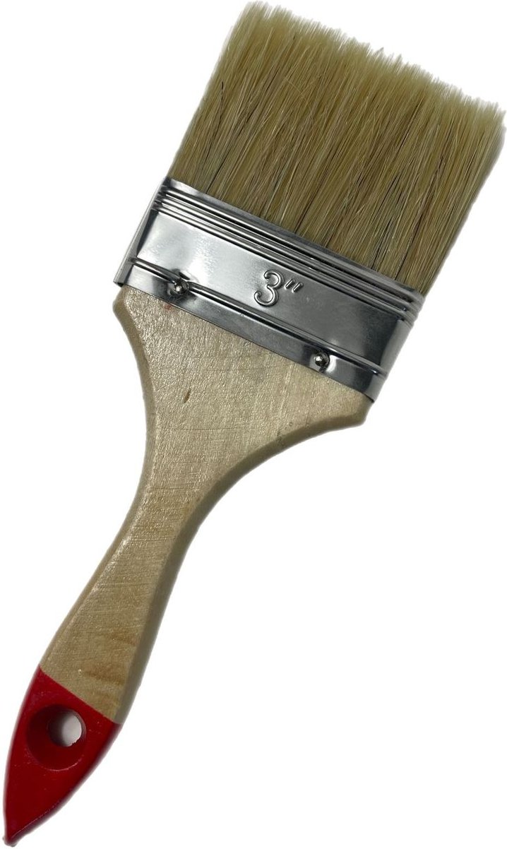 Thumbnail - Lasuren Maler Pinsel 6x Flachpinsel Chinaborste 75mm Lackierpinsel