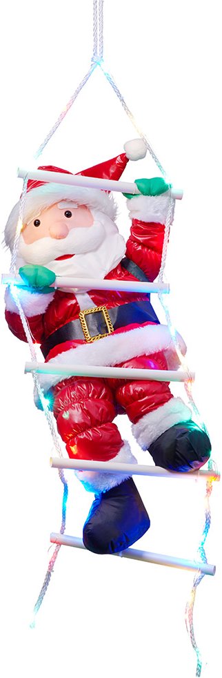 XL-LED-Weihnachtsmann - Kletternd