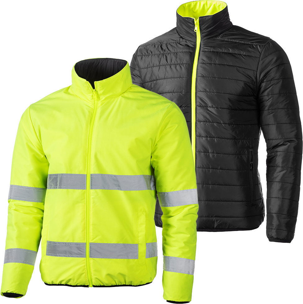 Warn- und Steppjacke 2 in 1 für Herren