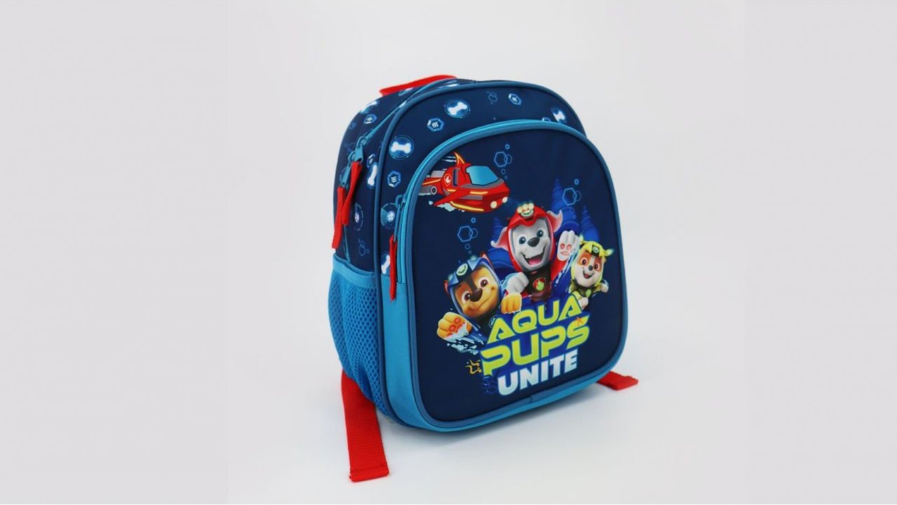 PAW PATROL Aqua Pups Unite 28x23cm Kindertasche für Reisen,Ausflüge und Kindergarten