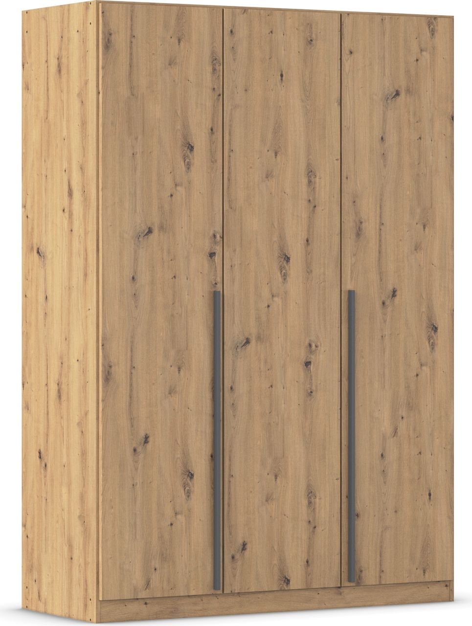 rauch Alba Kleiderschrank 3-türig, Farbe Eiche Artisan Breite 136 cm