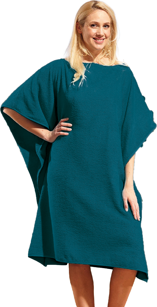 XL-Badetuch-Poncho 2 in 1
