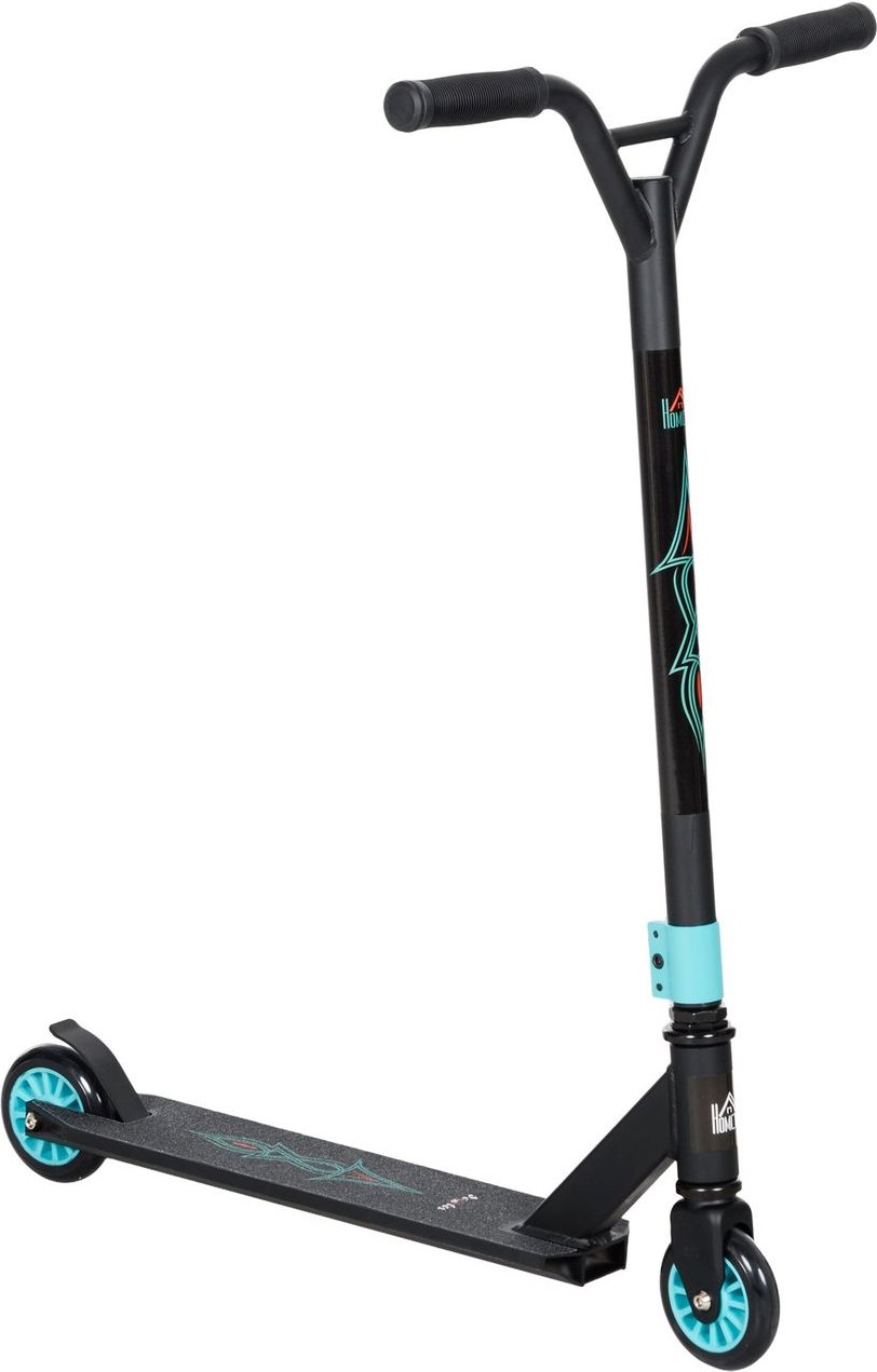 HOMCOM Stunt Scooter, Stuntscooter mit ABEC 9 Kugellagern, Kickscooter