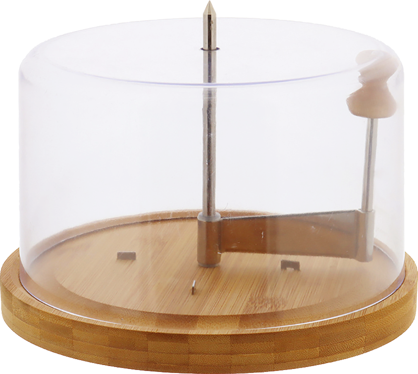 Käsehobel mit Haube, Bambus, FSC