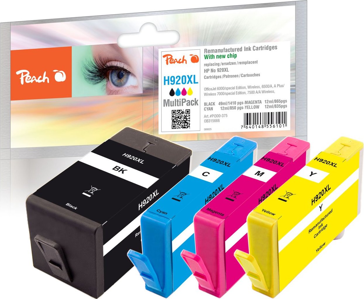 Spar Pack Tintenpatronen ersetzt HP No. 920XL