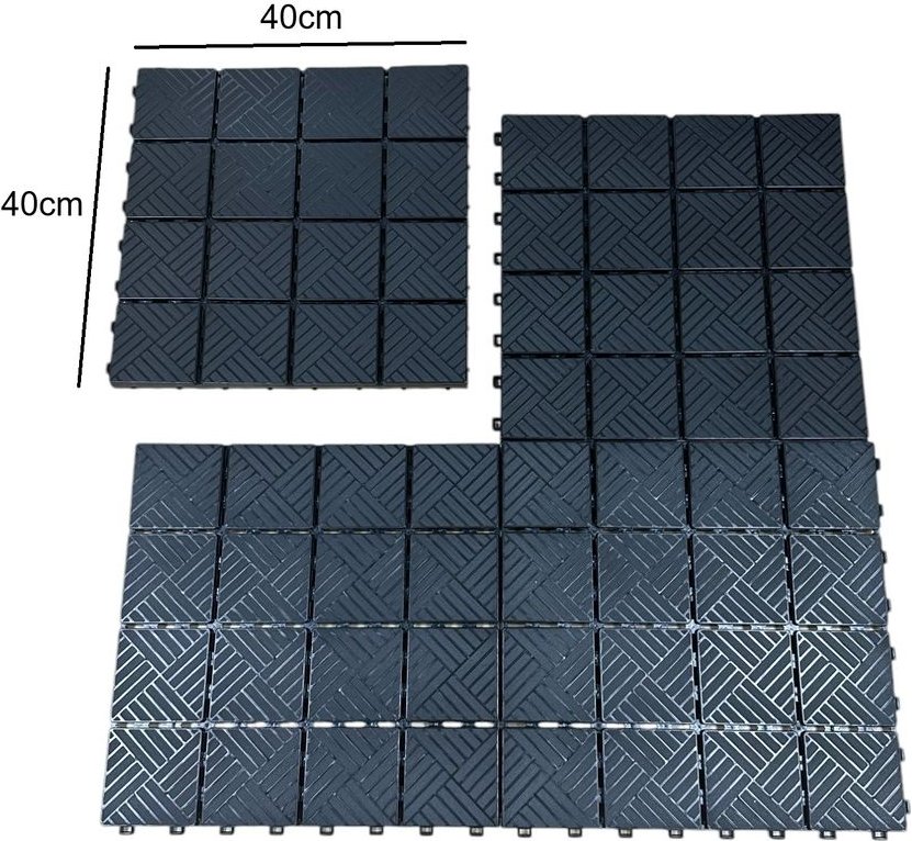 Universal-Bodenplatten - 8er-Set