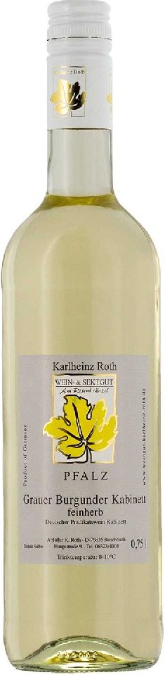 Thumbnail - Weingut Karlheinz Roth Grauer Burgunder Kabinett feinherb 2024