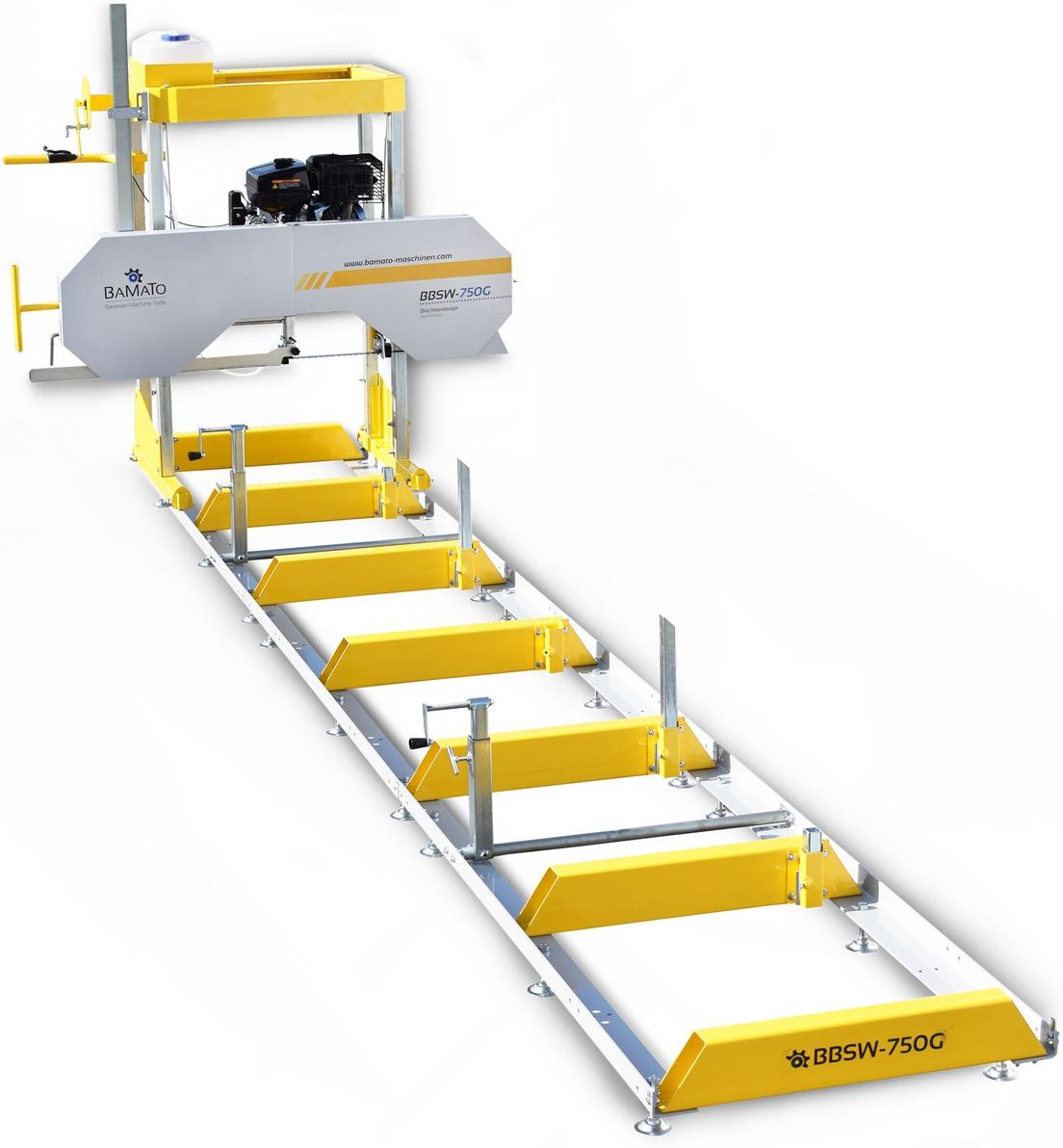 Blockbandsäge BBSW-750G mit Benzinmotor und E-Start