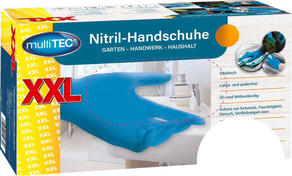 Thumbnail - Nitril-Einweghandschuhe 200er