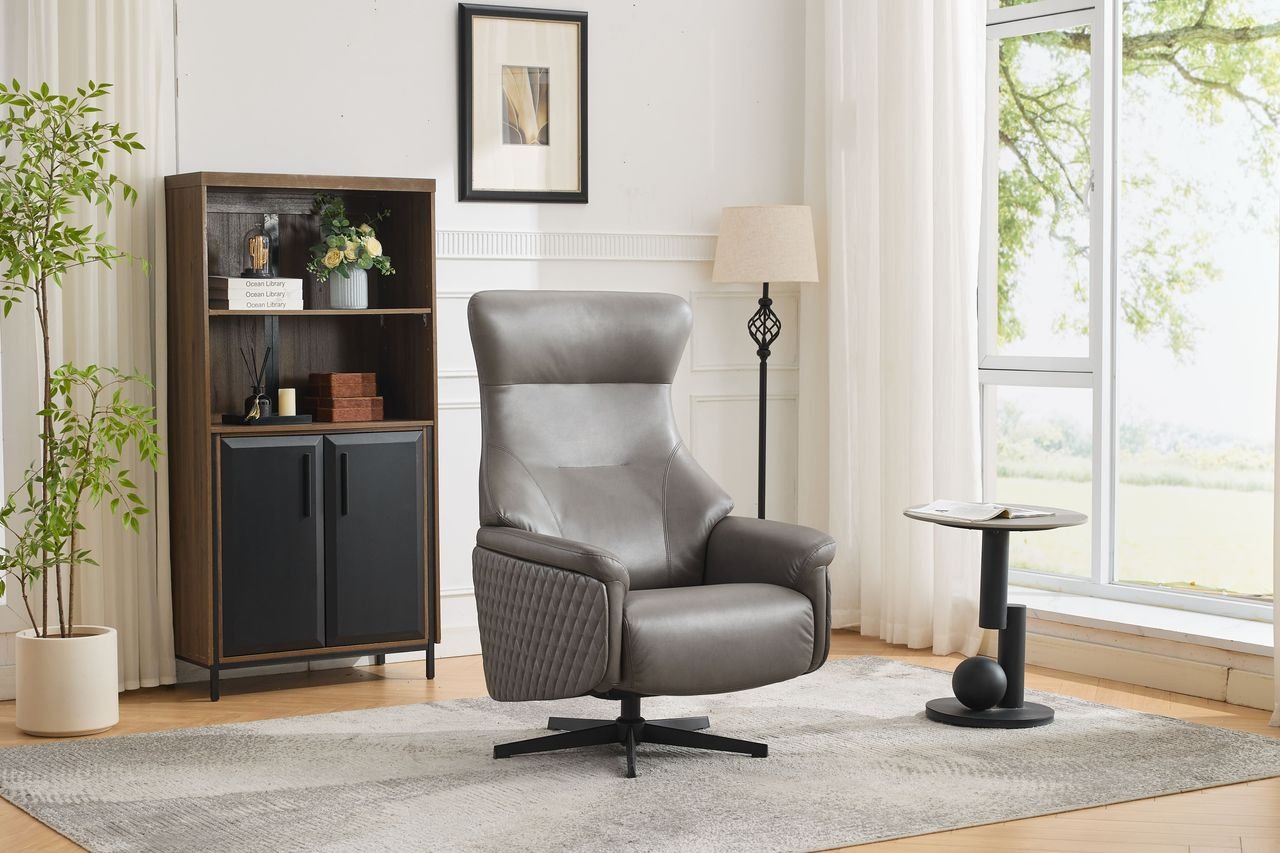 Drehsessel, ca. 78,5 x 84,5 x 118,5 cm - Grau