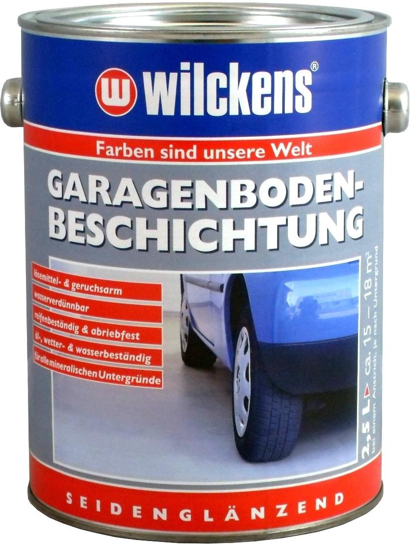 Wilckens Garagenboden-Beschichtung Silbergrau 2,5 ltr.
