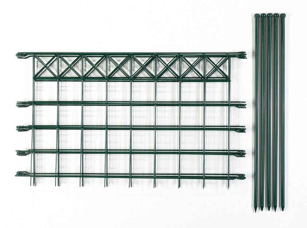 Teichzaun 4er Set, -ca.1000x600mm - Grün, 21FS12