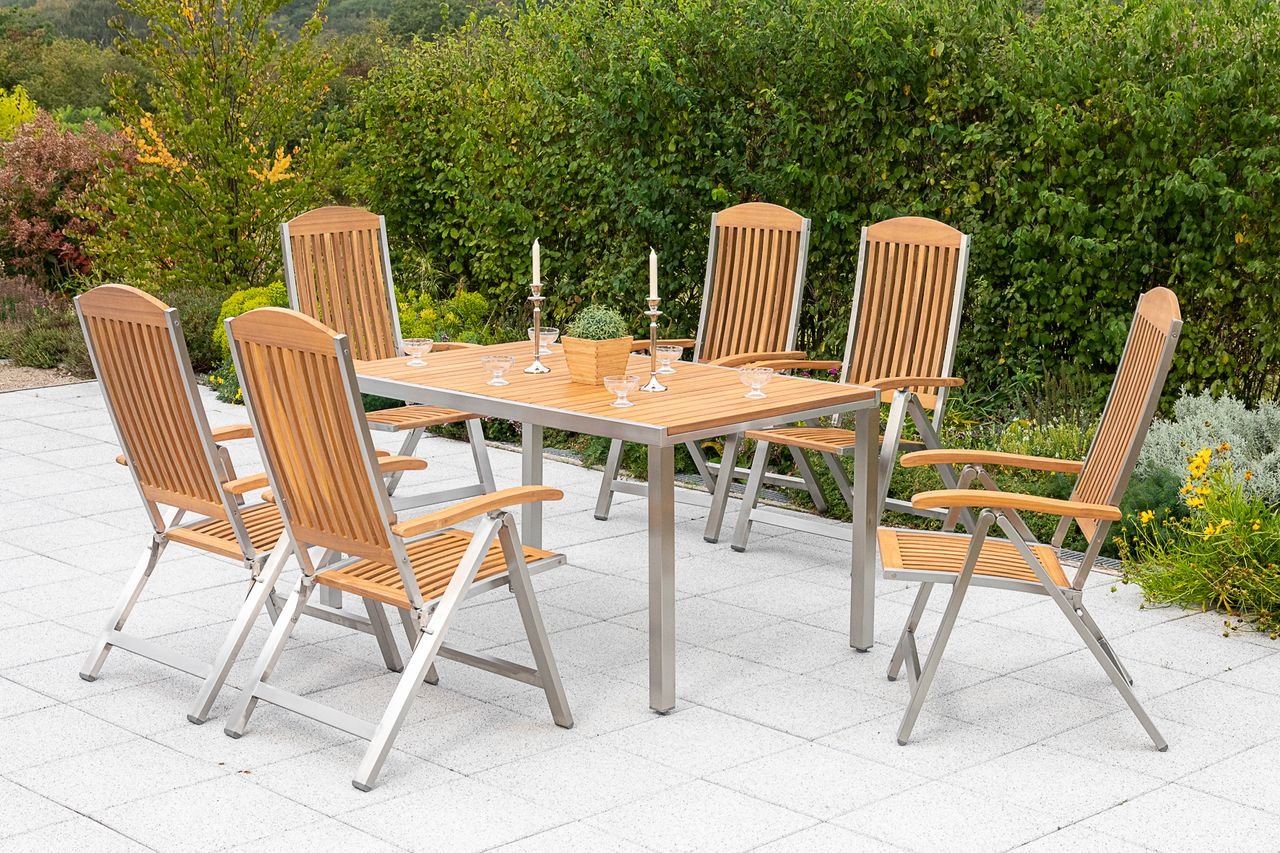 Keros Set 7tlg. Tisch 150x90 cm