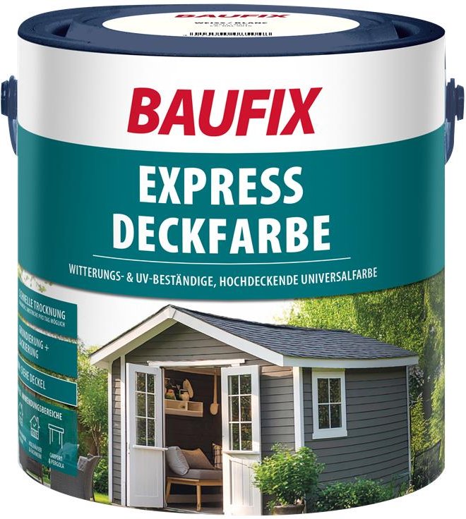 2in1 Express Deckfarbe 2,5 L weiß