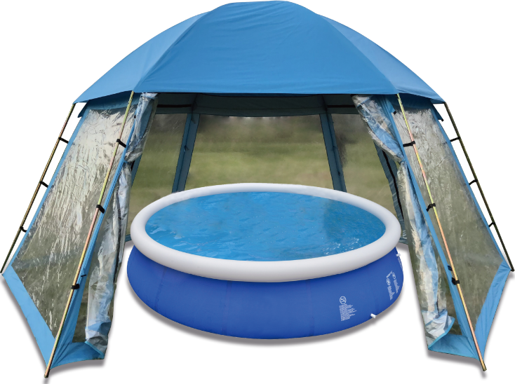Thumbnail - Universal-/ Poolpavillon für Aufstellpools XXL, ca. 600 x 520 x 280 cm