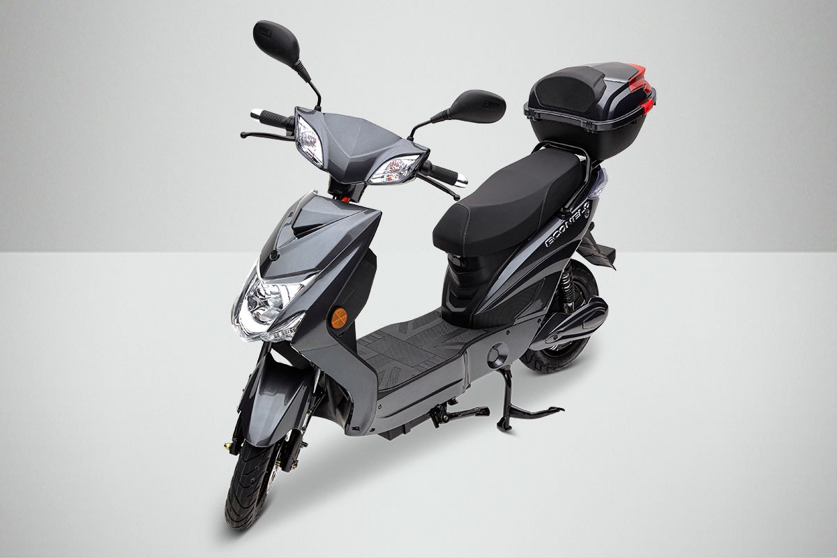 ECONELO E Zweiradroller SFX - 45 KM/H Blei Silber