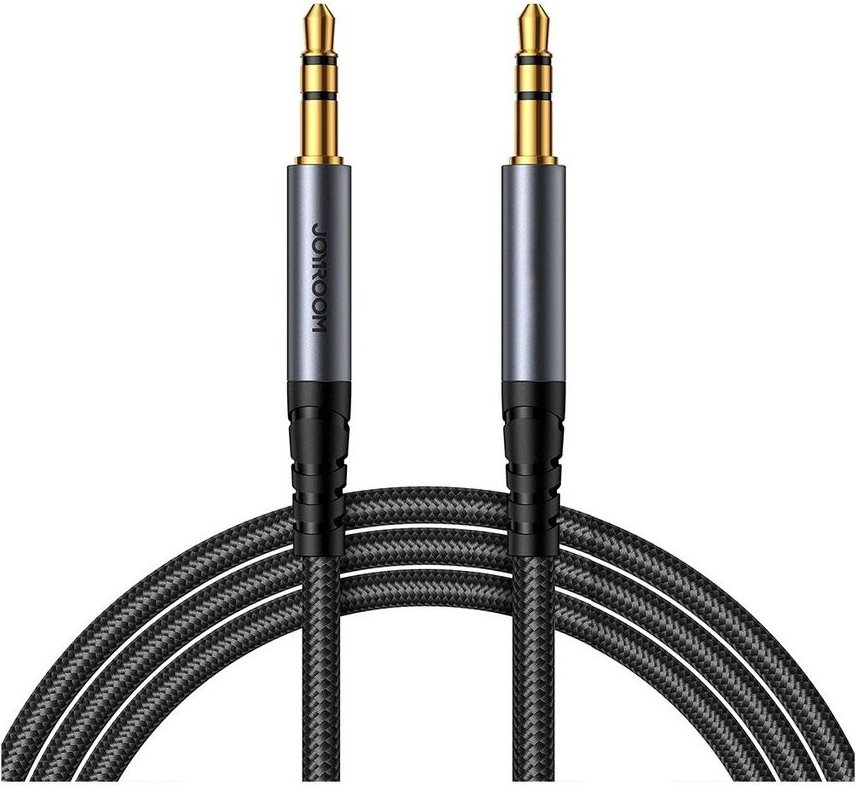 Stereo-Audiokabel AUX 3,5 mm Miniklinke 1,2 m schwarz (SY-A08) AUX-Audio-Kabel
