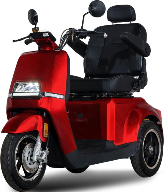 R5 Elektro-Dreiradroller 25 km/h - rot