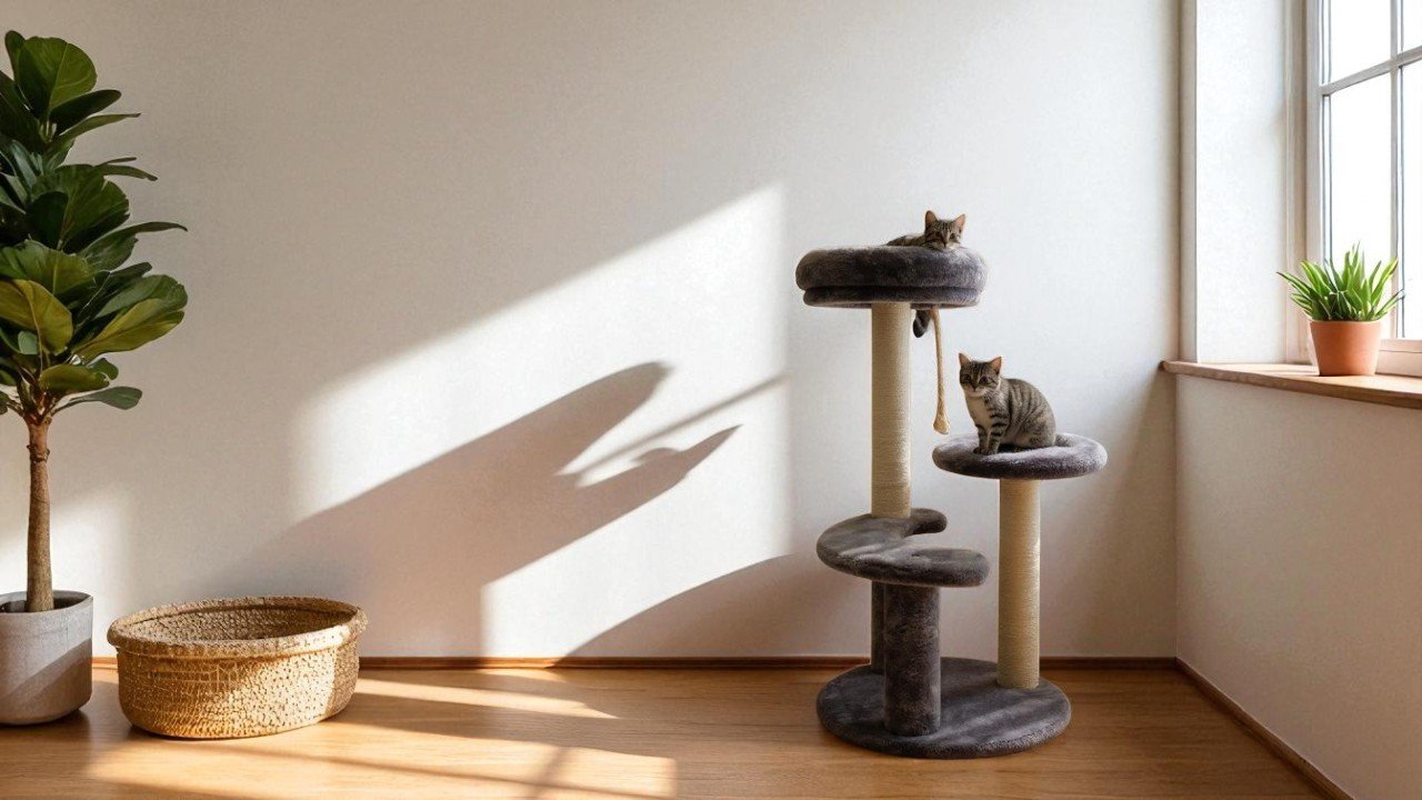 Katzen Kratzbaum, ca. 40 x 40 x 65 cm